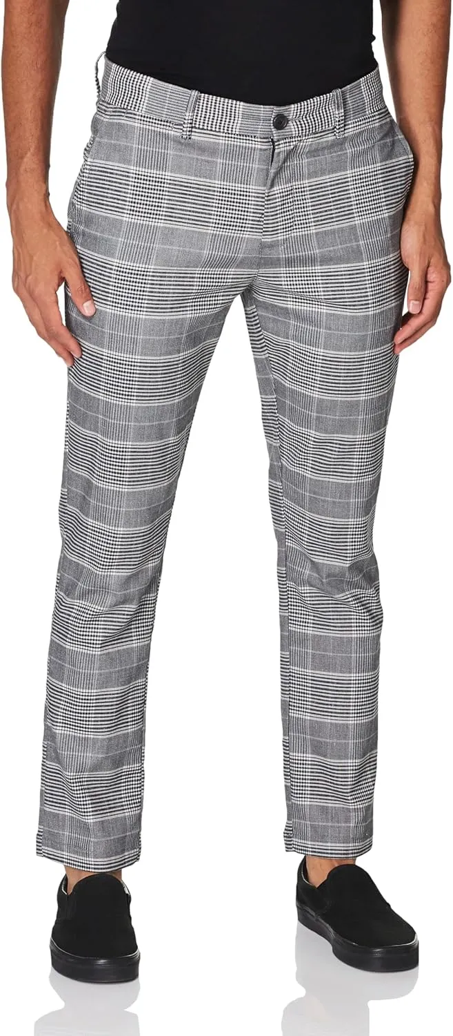 Original Penguin Men's Slim Fit Plaid Pant