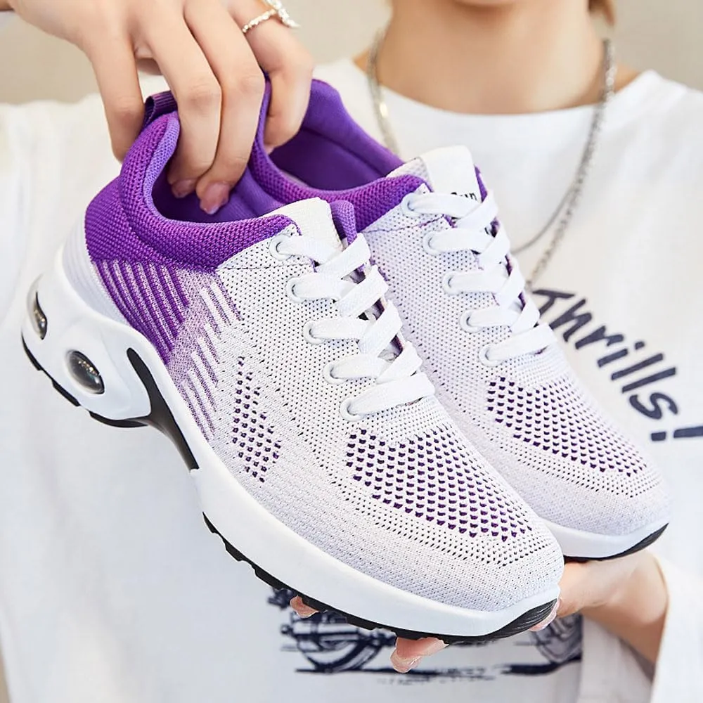 Orthopedic Shoes for Women - Arch Support, New Slip-On Air Cushion Running Sneakers, Comfortable Orthopedic Shoes