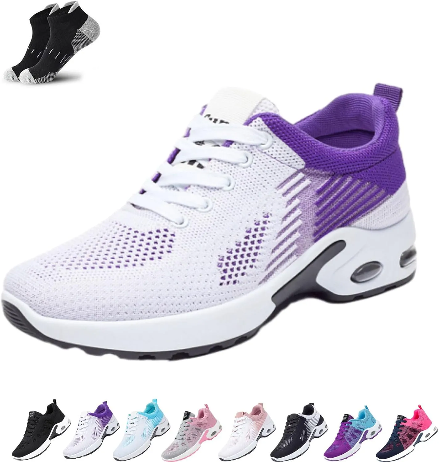 Orthopedic Shoes for Women - Arch Support, New Slip-On Air Cushion Running Sneakers, Comfortable Orthopedic Shoes