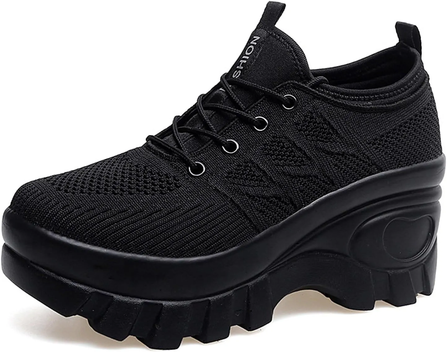 Orthopedic Walking Shoes for Women Chunky Platform Comfort Wedge Walking Shoes for Women Non-Slip Breathable Slip-On Womens Trail Running Shoes