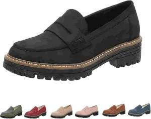 Orthoture-Orthopedic Platform Loafers, Comfort Orthopedic Shoes, Womens Round Toe Walking Shoe, Slip on Shoes