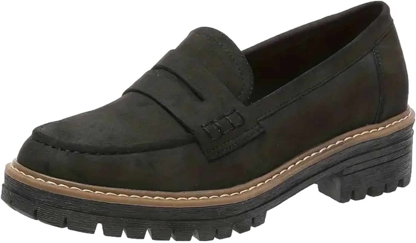 Orthoture-Orthopedic Platform Loafers, Comfort Orthopedic Shoes, Womens Round Toe Walking Shoe, Slip on Shoes