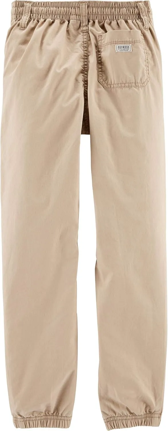 OSHKOSH B'GOSH Boys' Pull-on Twill Joggers
