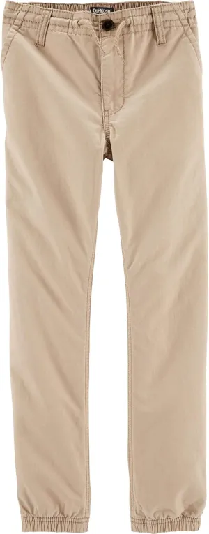 OSHKOSH B'GOSH Boys' Pull-on Twill Joggers