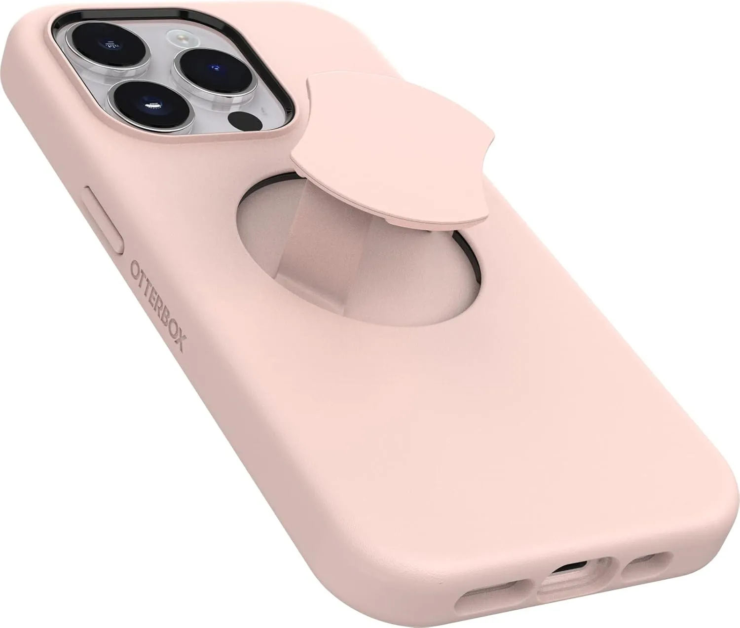 OtterBox iPhone 14 Pro (Only) OtterGrip Symmetry Series Case - Made ME Blush (Pink), Built-in Grip, Sleek case, Snaps to MagSafe, Raised Edges Protect Camera & Screen