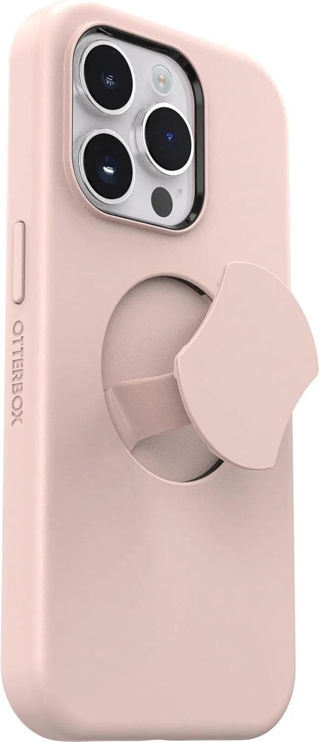 OtterBox iPhone 14 Pro (Only) OtterGrip Symmetry Series Case - Made ME Blush (Pink), Built-in Grip, Sleek case, Snaps to MagSafe, Raised Edges Protect Camera & Screen