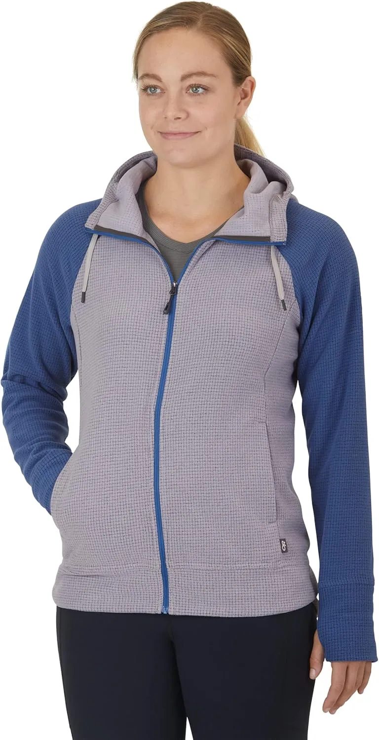 Outdoor Research Women's Trail Mix Wicking Breathable Fleece Hooded Jacket