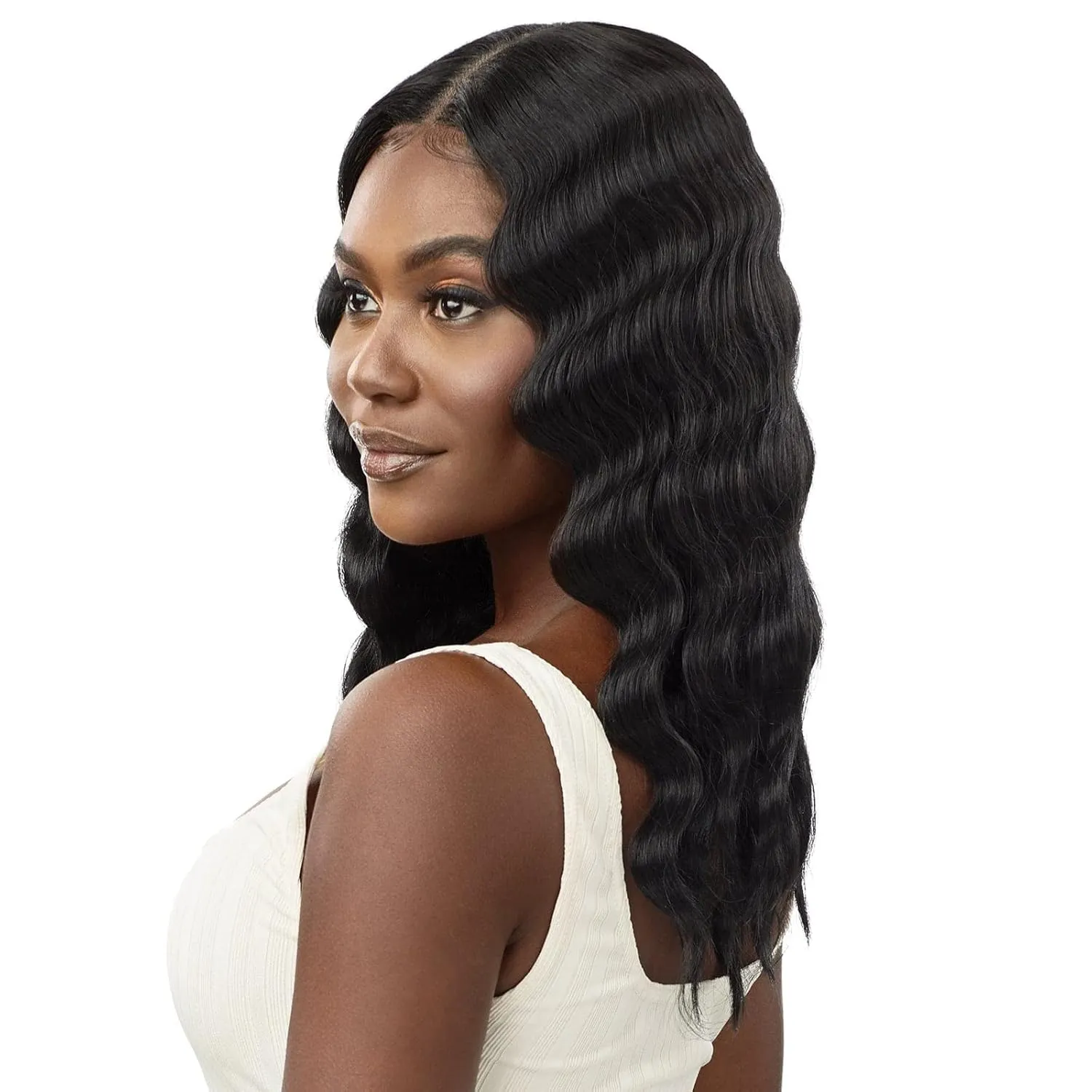 Outre Sleek Lay Part Synthetic Lace Front Wig - APOLIA (613)