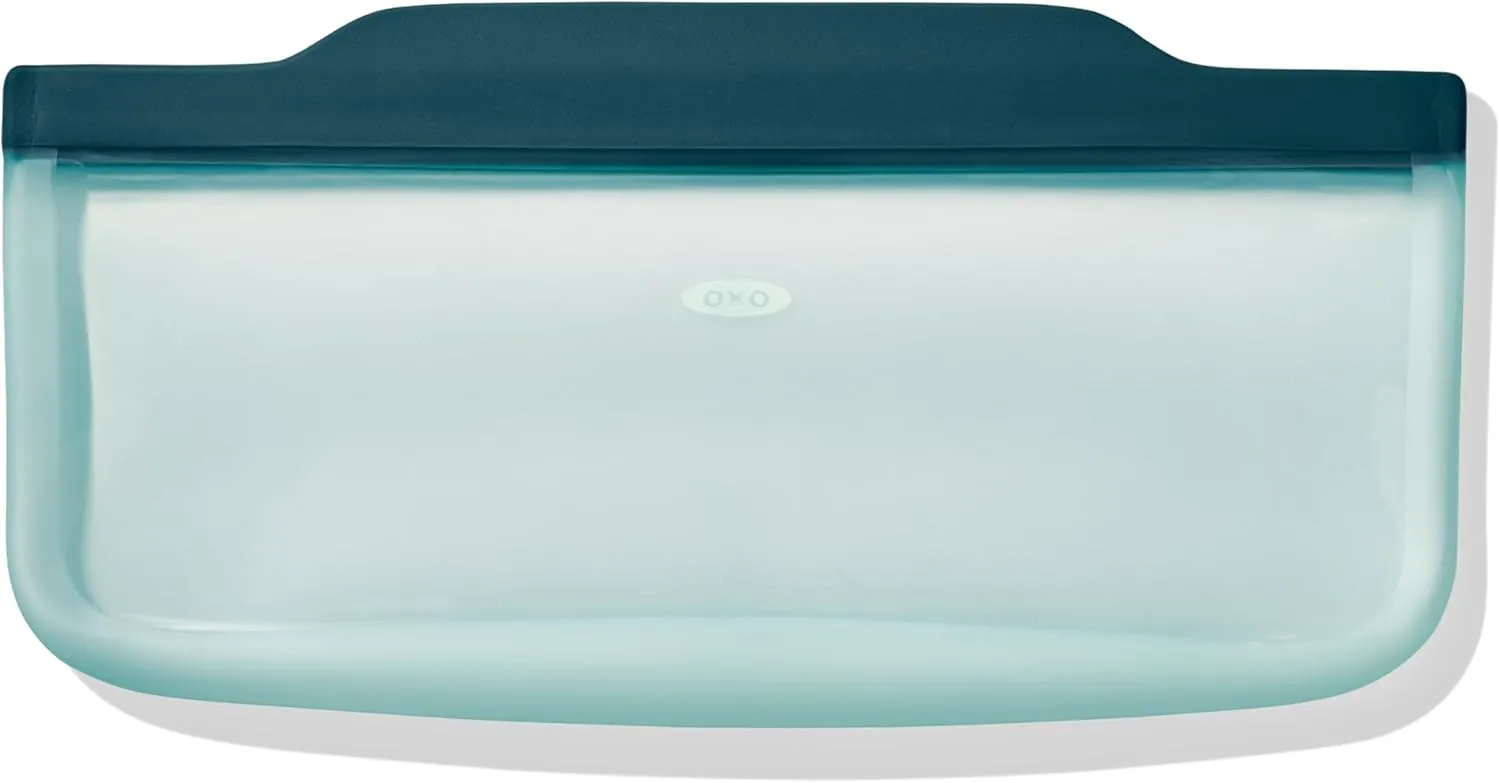 OXO Good Grips Silicone Reusable Bag – Slim Bag (30 oz) - Lagoon