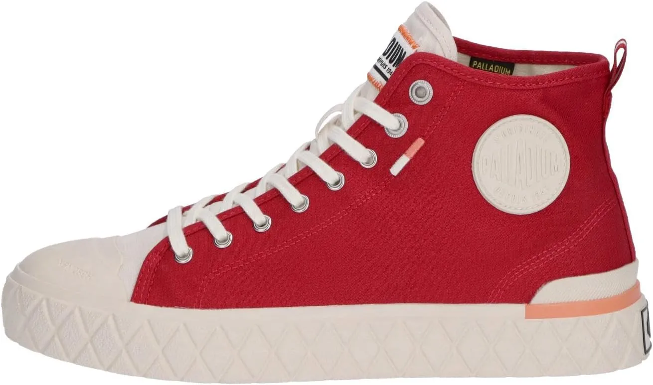 Palladium Unisex Palla Ace Mid Organic Canvas Lace Up Sneaker