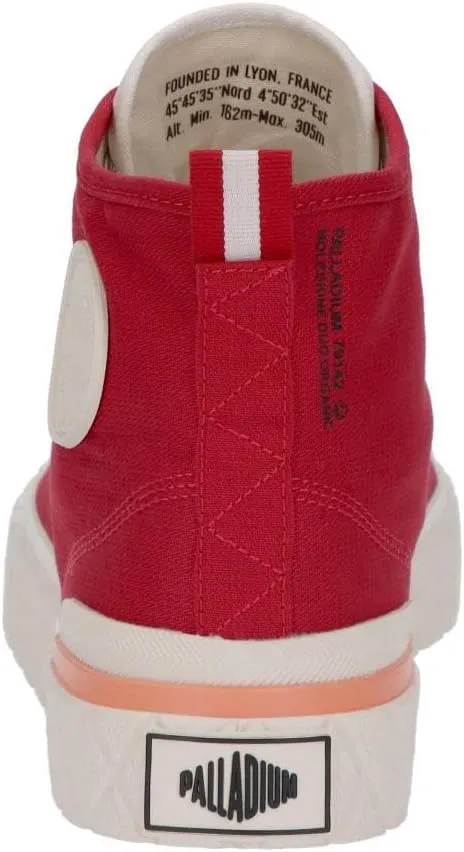 Palladium Unisex Palla Ace Mid Organic Canvas Lace Up Sneaker