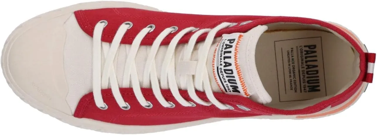 Palladium Unisex Palla Ace Mid Organic Canvas Lace Up Sneaker