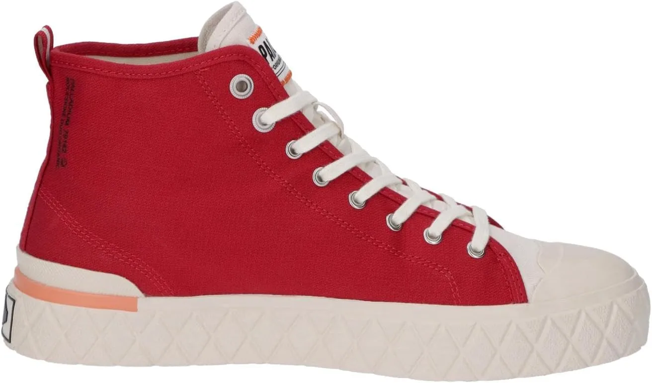 Palladium Unisex Palla Ace Mid Organic Canvas Lace Up Sneaker