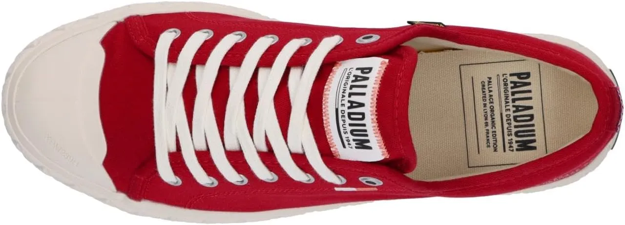 Palladium Unisex Palla Ace Organic Canvas Lace Up Sneaker