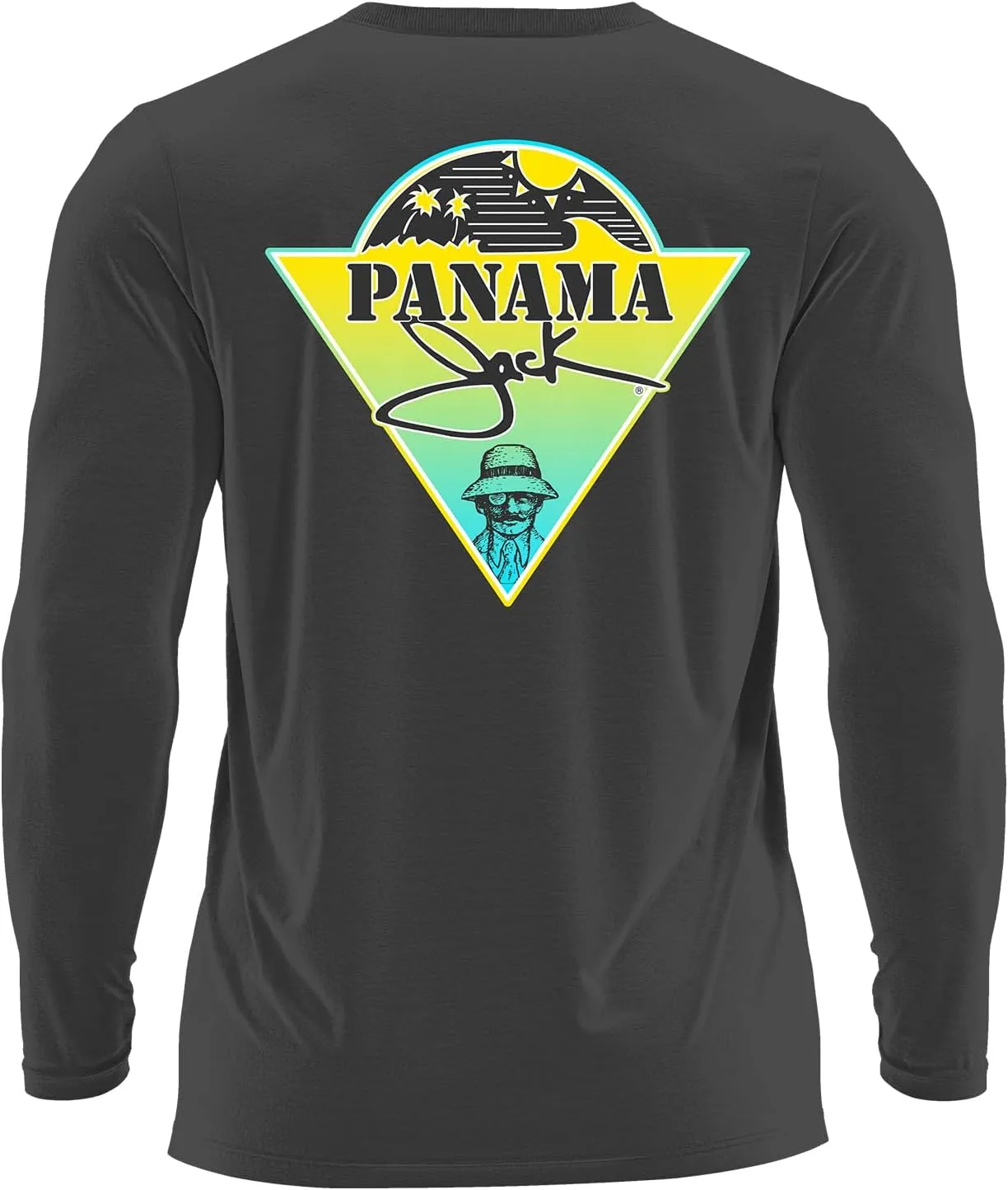 Panama Jack On Point Long Sleeve T-Shirt, Lightweight, Breathable, Rib Knit Cuffs