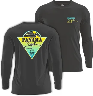 Panama Jack On Point Long Sleeve T-Shirt, Lightweight, Breathable, Rib Knit Cuffs