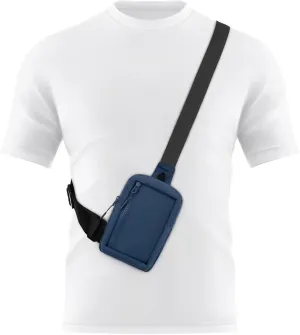 Peicees Mini Sling Bag for Men Women Crossbody Bag Travel Running Phone Daypack Shoulder Bags