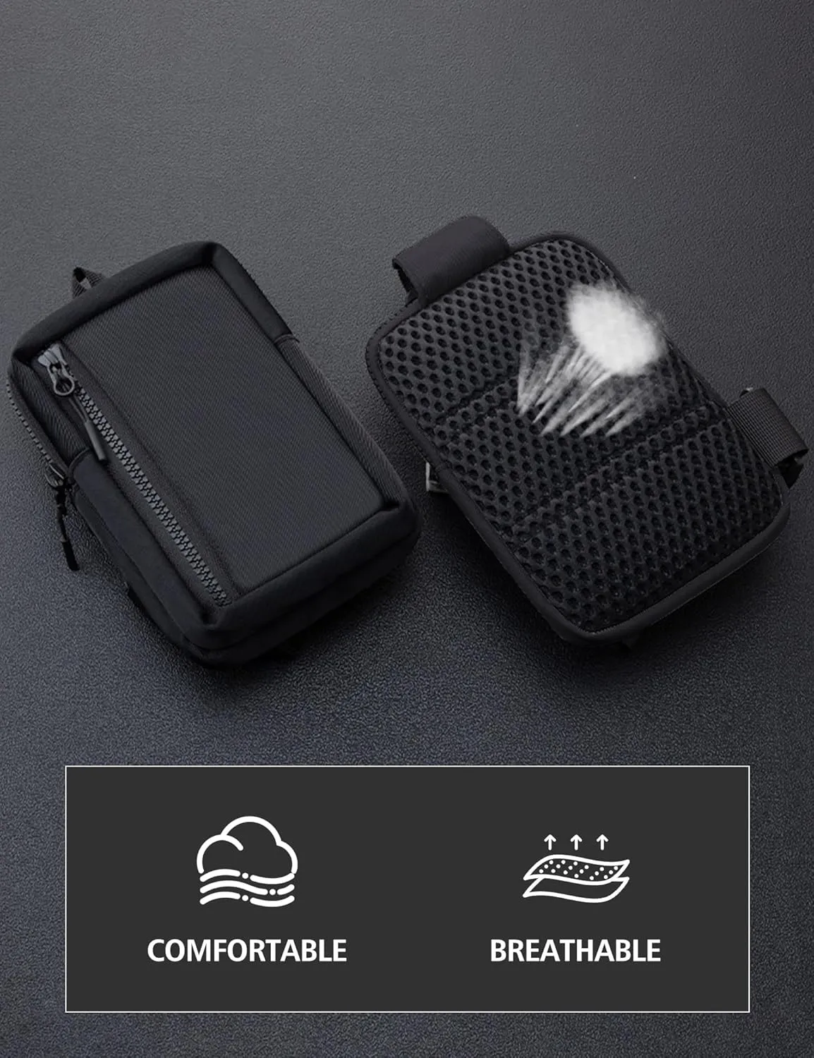 Peicees Mini Sling Bag for Men Women Crossbody Bag Travel Running Phone Daypack Shoulder Bags