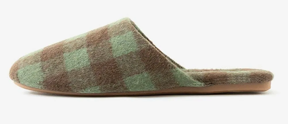 Plaid Slippers for Women Men Classic House Slippers Fuzzy Comfy Unisex House Shoes Bedroom Slippers Indoor Outdoor 2024 New