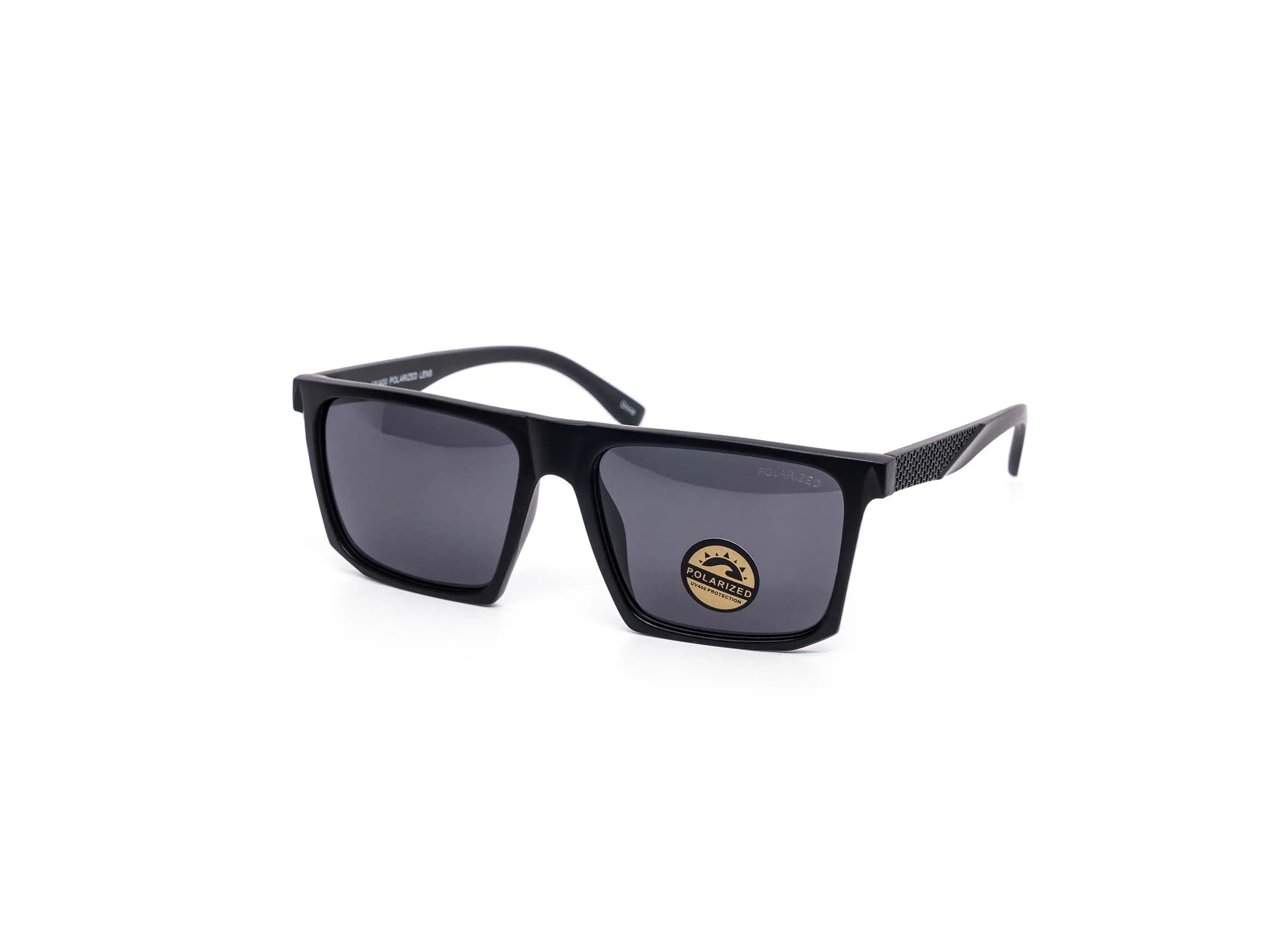 Polarized Sleek Flat-top Square Sunglasses
