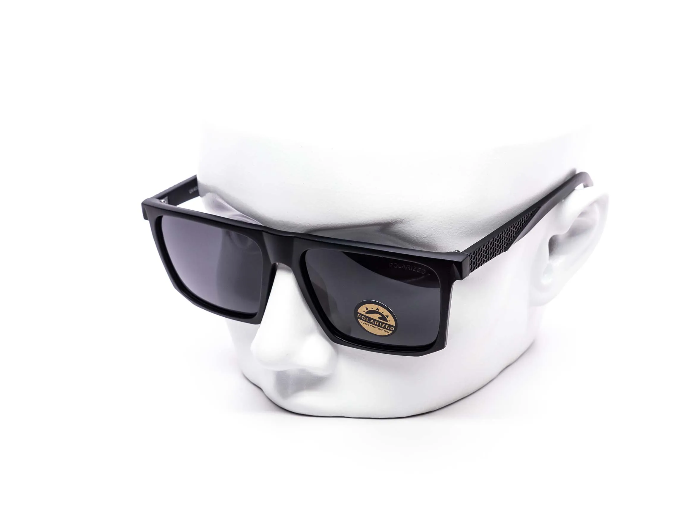 Polarized Sleek Flat-top Square Sunglasses
