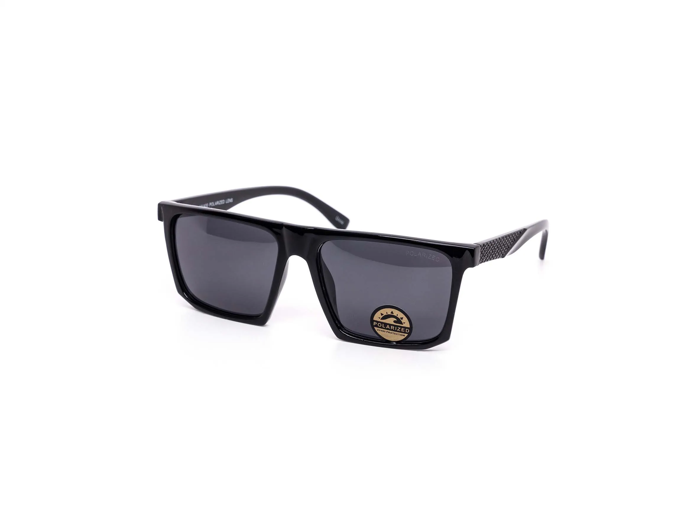 Polarized Sleek Flat-top Square Sunglasses