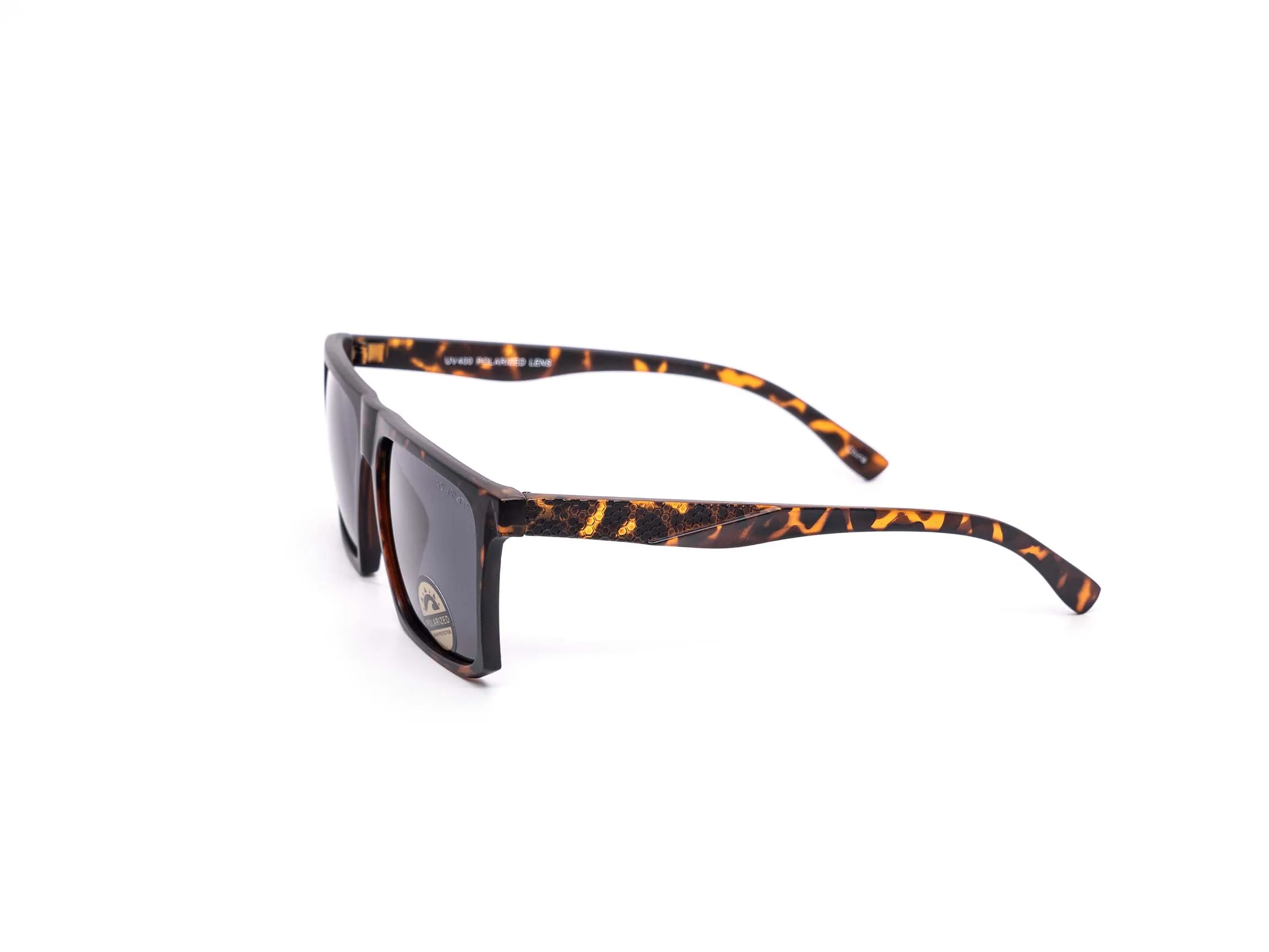 Polarized Sleek Flat-top Square Sunglasses