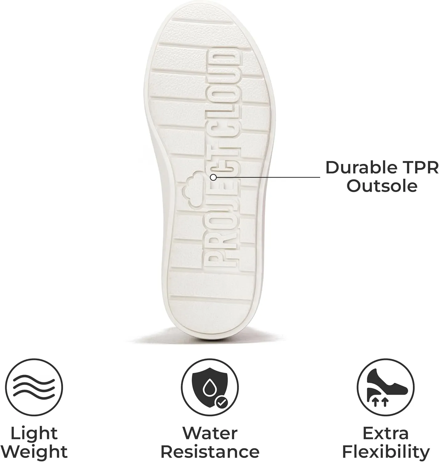 Project Cloud Platform Sneakers for Women – Lightweight Women's Fashion Sneakers for 2025 with Memory Foam Insole – Non Slip Lace-Up Womens Shoes – Stylish Wedge Shoes for Women (Bossy)
