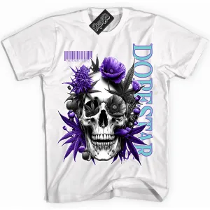 Psychic Purple Hyper Jade 1s Sneaker Shirt Skull Poppies Graphic