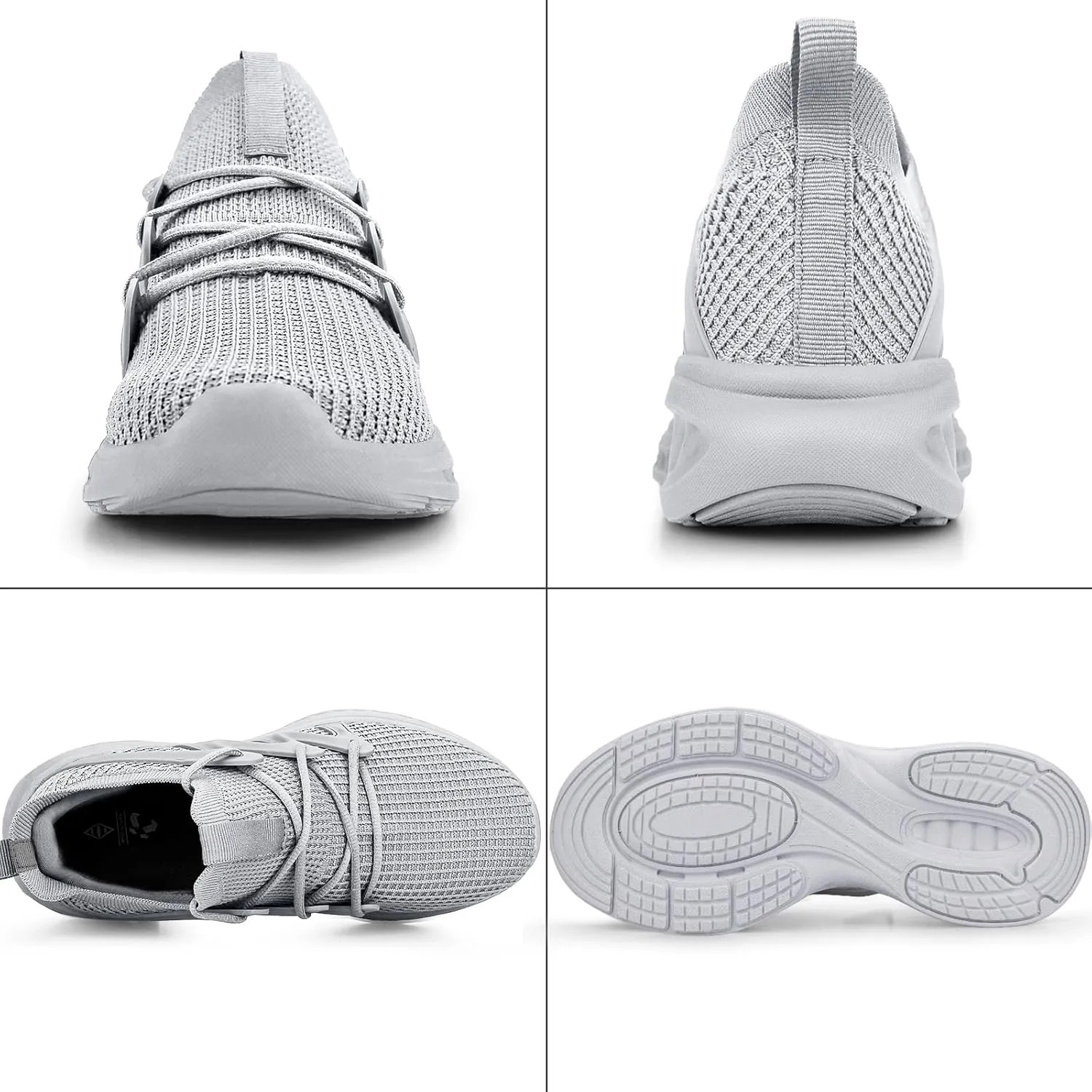 Pujcs Men's Slip on Walking Shoes Lightweight Breathable Non Slip Running Shoes Athletic Gym Tennis Shoes Sneakers for Men