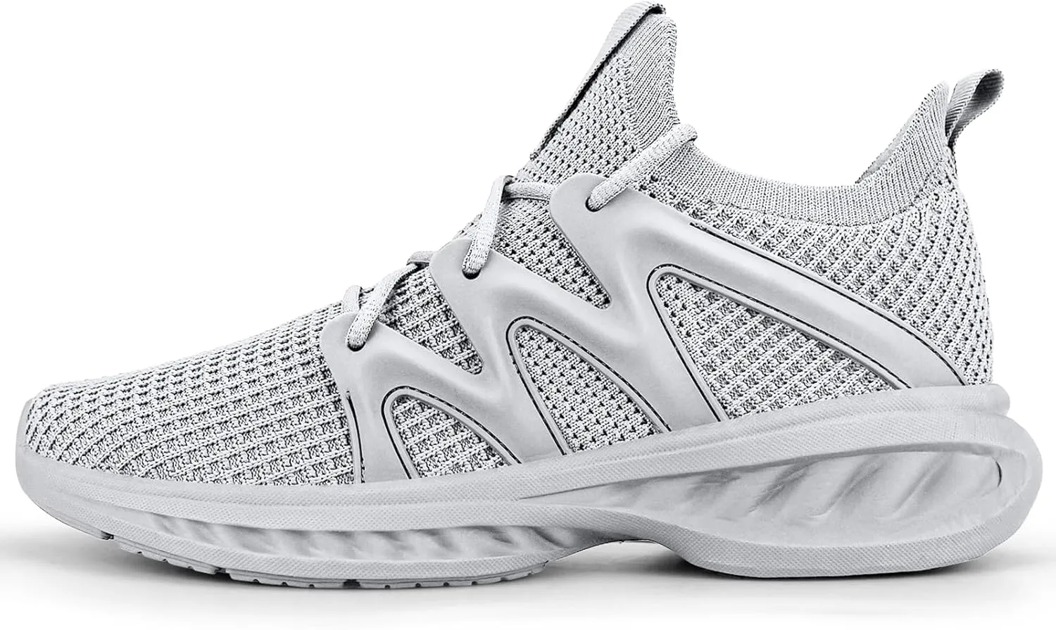 Pujcs Men's Slip on Walking Shoes Lightweight Breathable Non Slip Running Shoes Athletic Gym Tennis Shoes Sneakers for Men