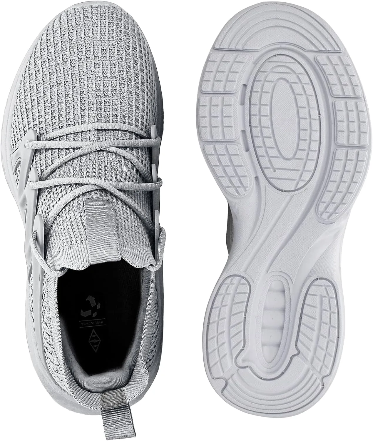 Pujcs Men's Slip on Walking Shoes Lightweight Breathable Non Slip Running Shoes Athletic Gym Tennis Shoes Sneakers for Men