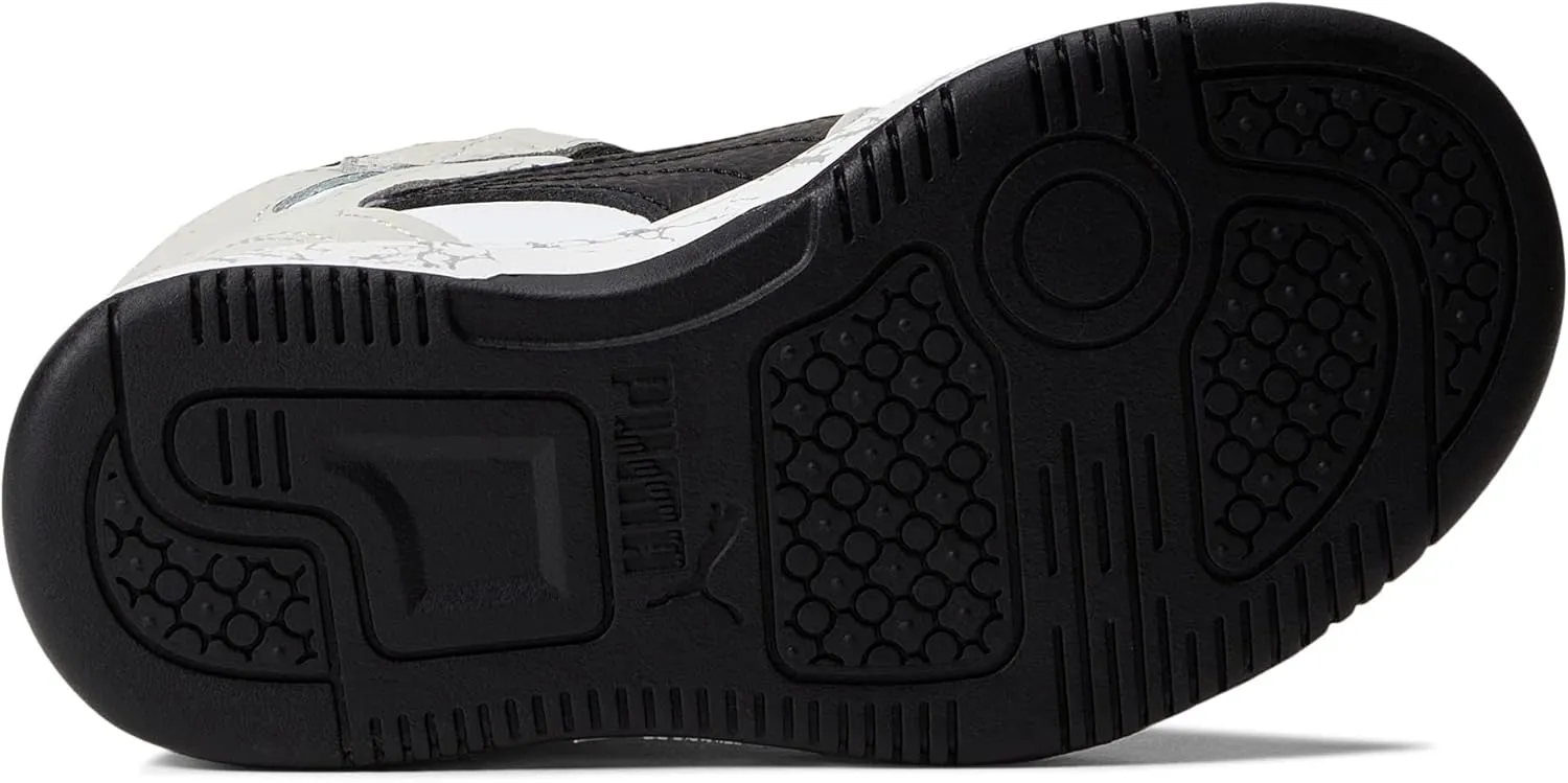 PUMA Kids' Rebound Layup Mid Hook and Loop Sneaker