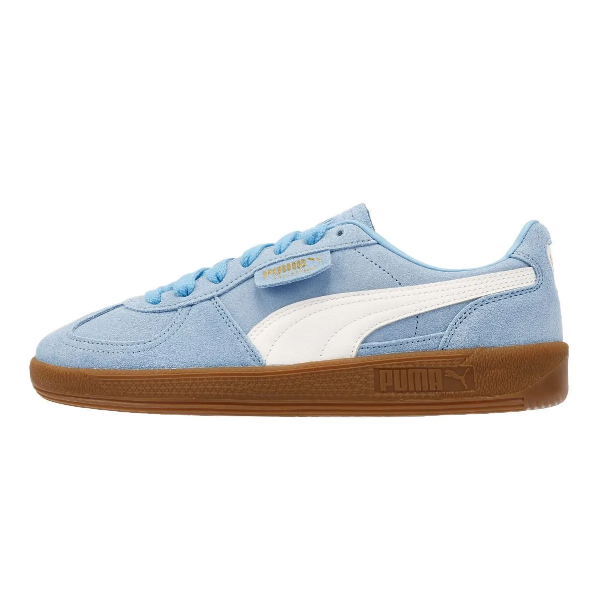 Puma Palermo Leather Light Blue/White Trainers