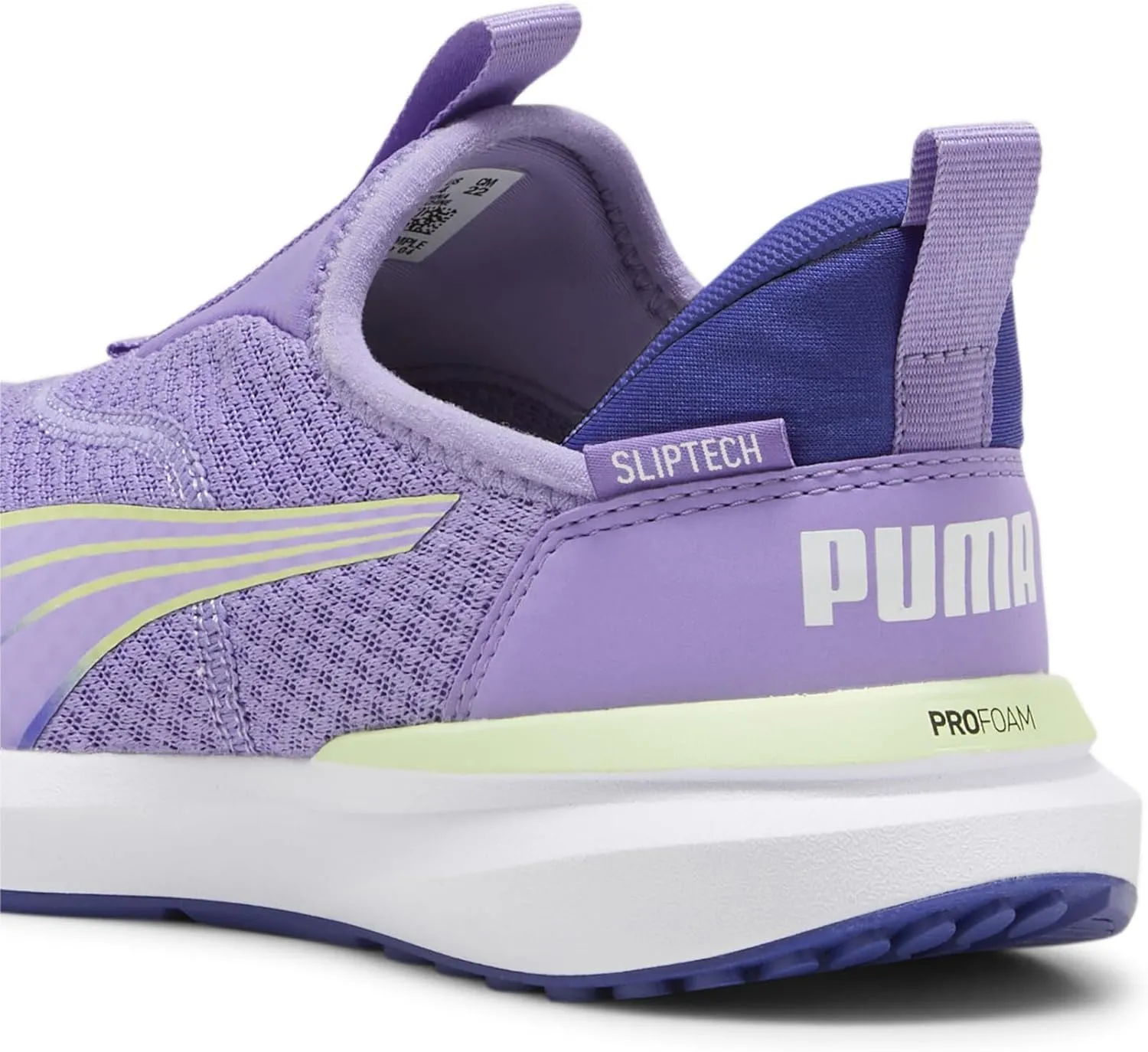 PUMA Unisex-Child Slip on Shoes Kids Kruz Sliptech(Toddler) Sneaker, Club Navy-Hyperlink Blue, 10 US