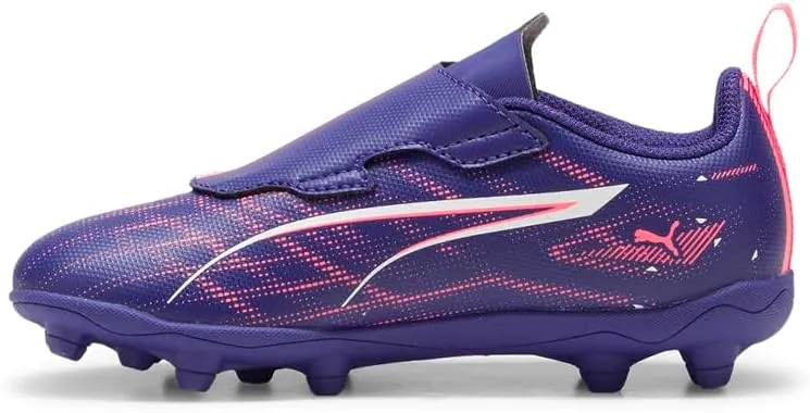 PUMA Unisex-Child Ultra Play Hook and Loop Firm Artificial Ground Sneaker