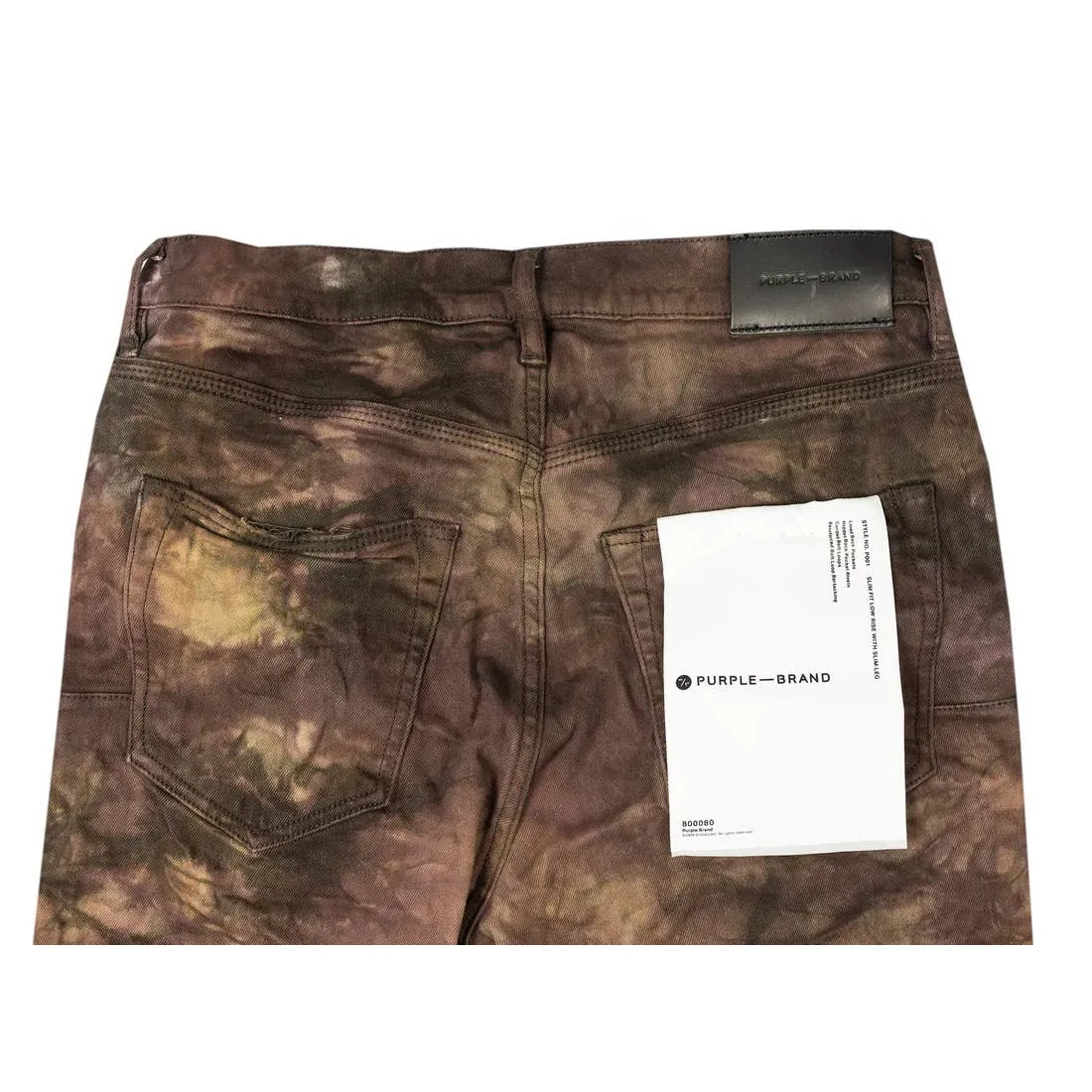Purple Brand Men's "Rusted" Multi-Color Jeans, Distressed Hem