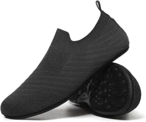 QZKDM Lightweight Slip on Grip Indoor House Slippers Barefoot Non Slip Home Exercise Yoga Shoes for Men Women