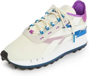 Reebok Women's Legacy 83 Sneaker, Chalk/Dynamic Blue/White,8