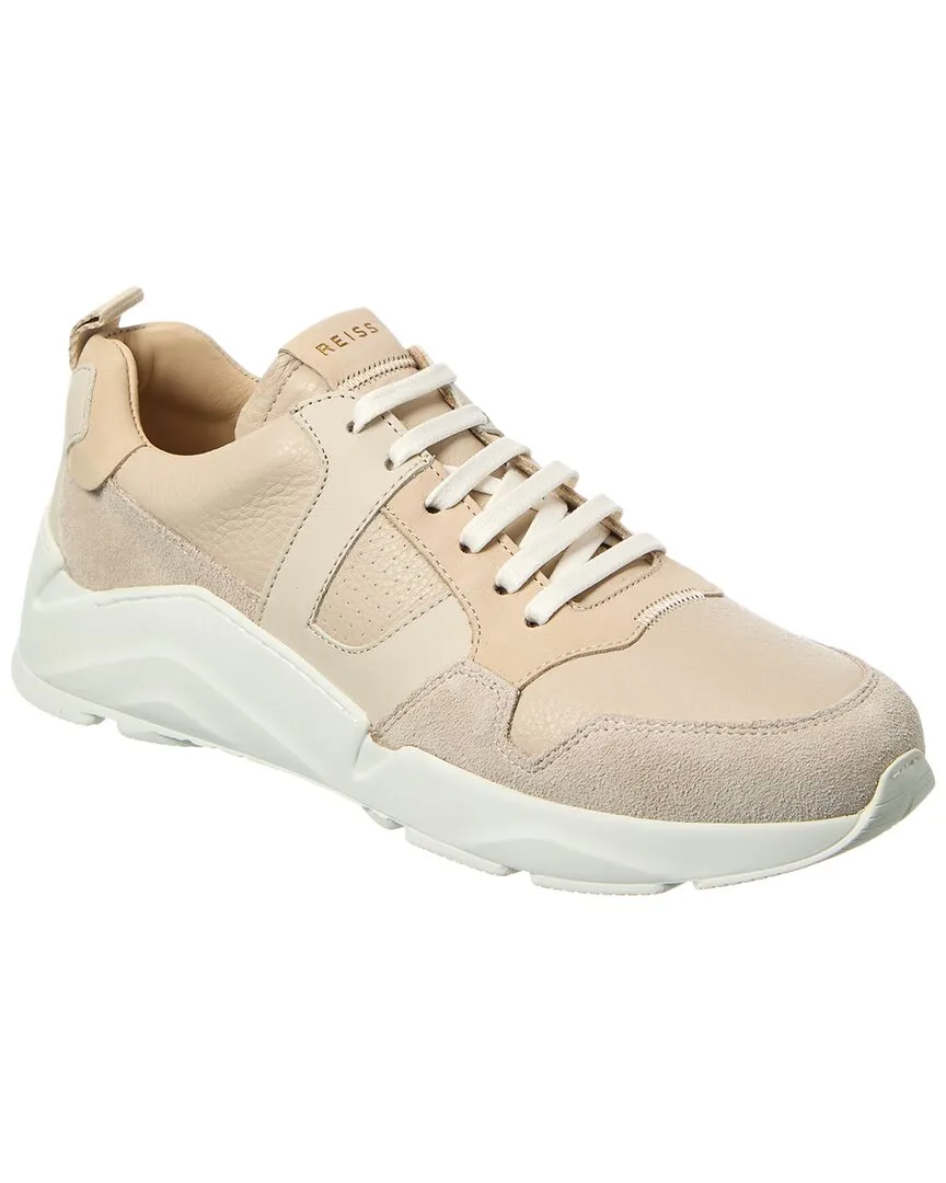 Reiss Shelton Leather & Suede Sneaker