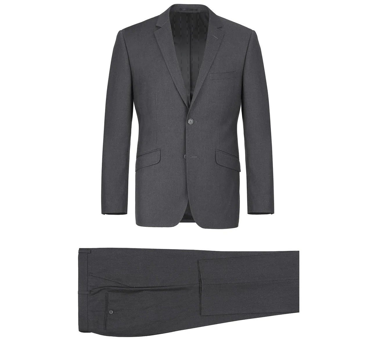 Renoir 202-1  2-Piece Single Breasted Notch Lapel Slim Fit Suit