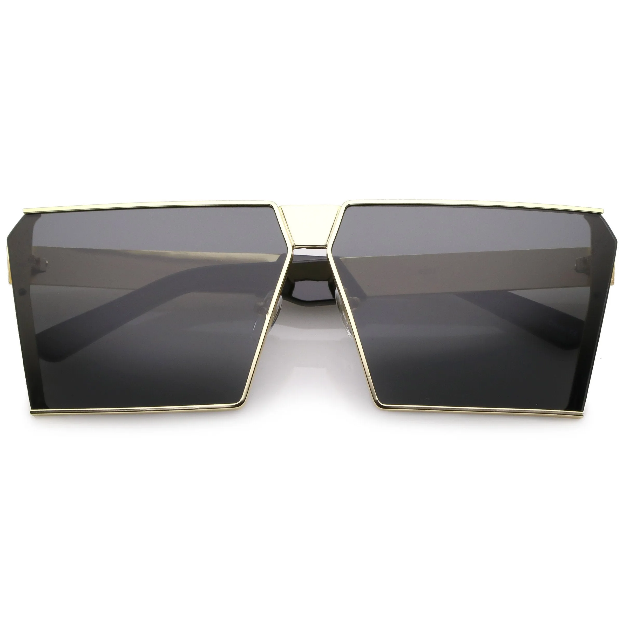 Retro Modern Space Laser Flat Top Aviator Sunglasses A950