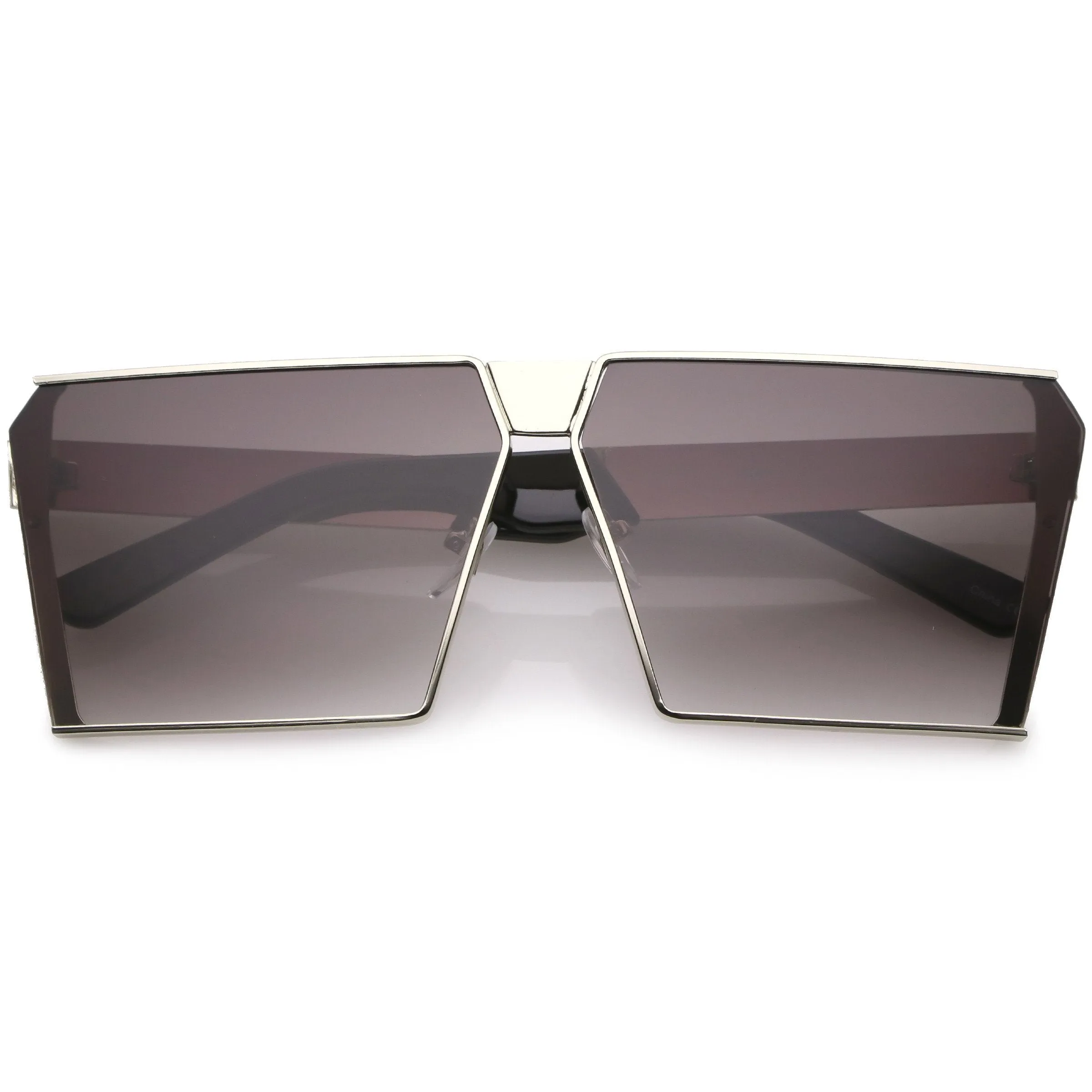 Retro Modern Space Laser Flat Top Aviator Sunglasses A950