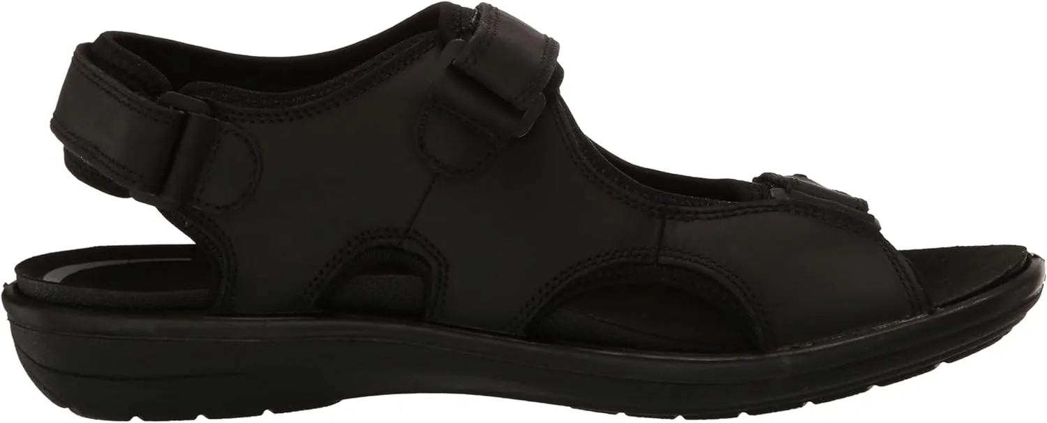 Revere Montana Men's Leather Sandals – Superior Comfort with Adjustable Fit and Orthotic-Friendly Design