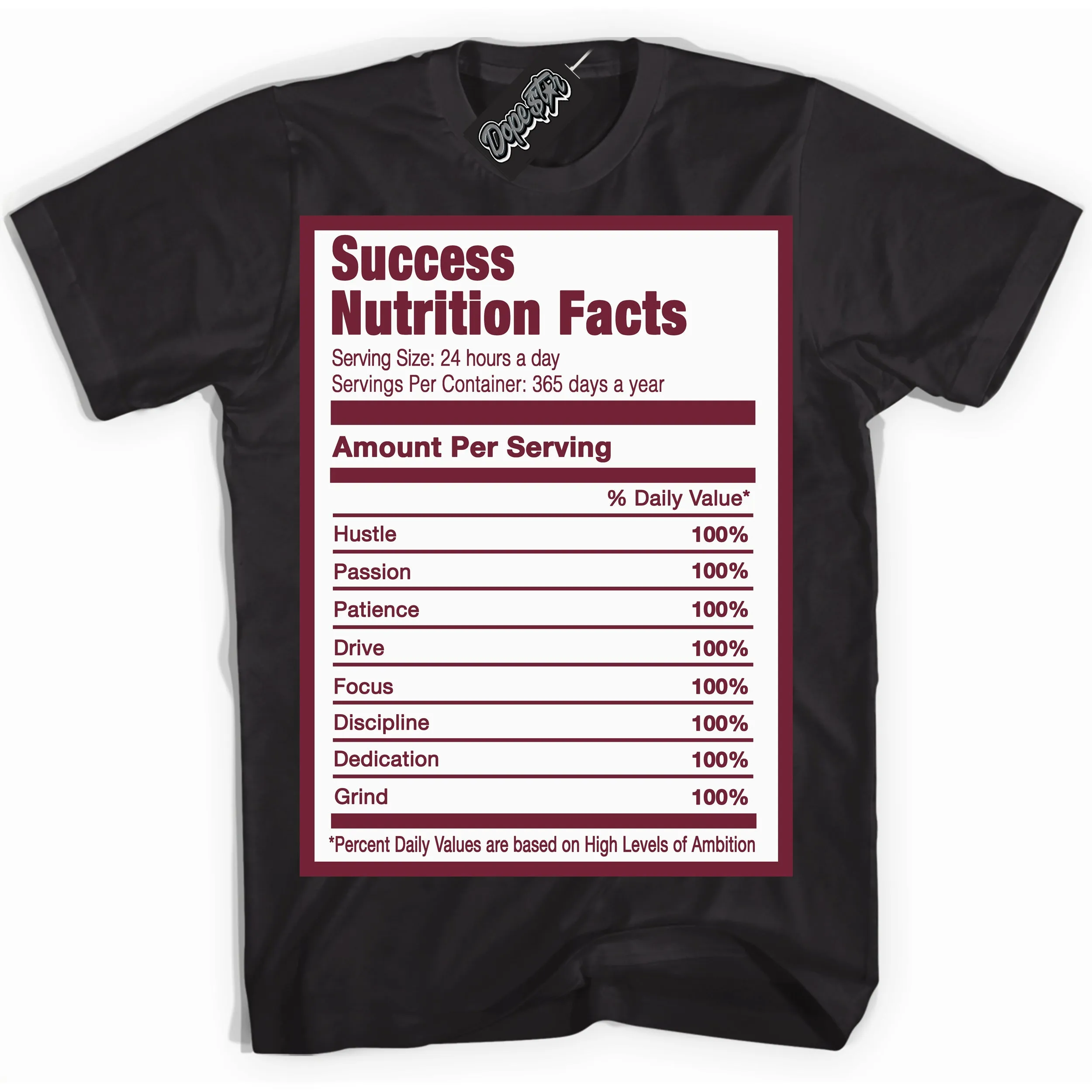 Rings Team Red 6s Sneaker Shirt Success Nutrition Graphic