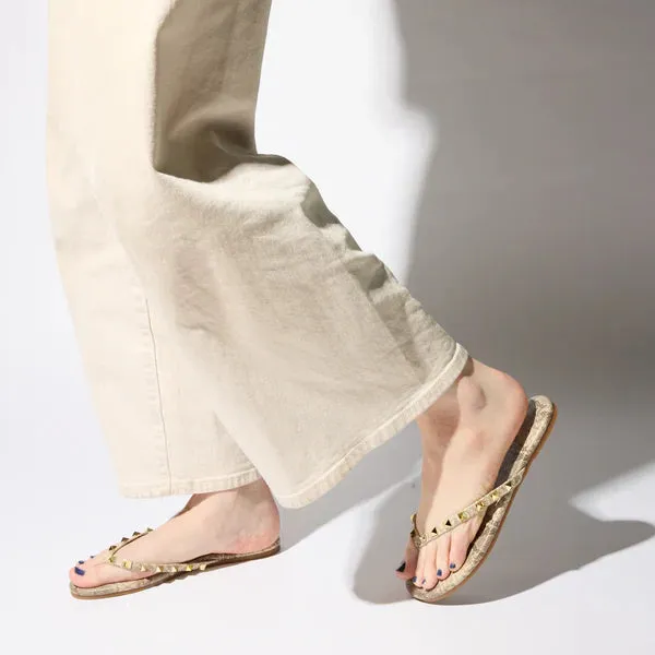 Rivington Stud Sandal - Snake
