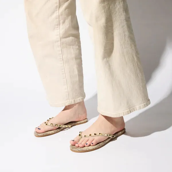 Rivington Stud Sandal - Snake