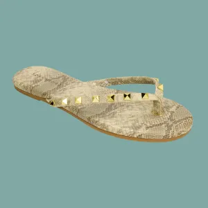Rivington Stud Sandal - Snake
