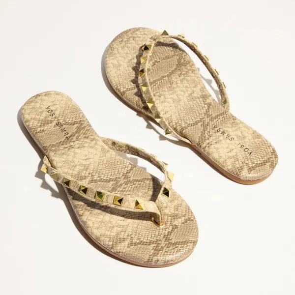 Rivington Stud Sandal - Snake
