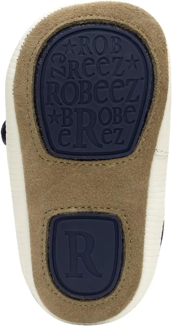 Robeez Baby Boys and Unisex First Kicks Slip Resistant Shoes & Sneakers for Infant and Toddler